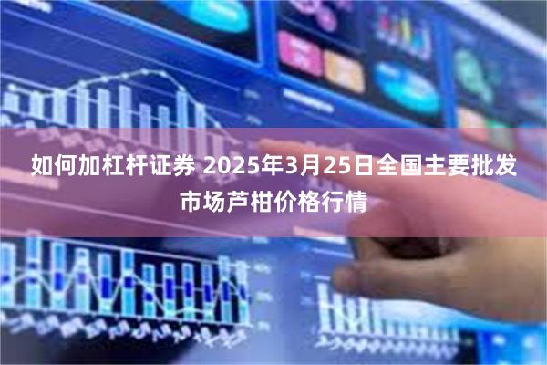 如何加杠杆证券 2025年3月25日全国主要批发市场芦柑价格行情