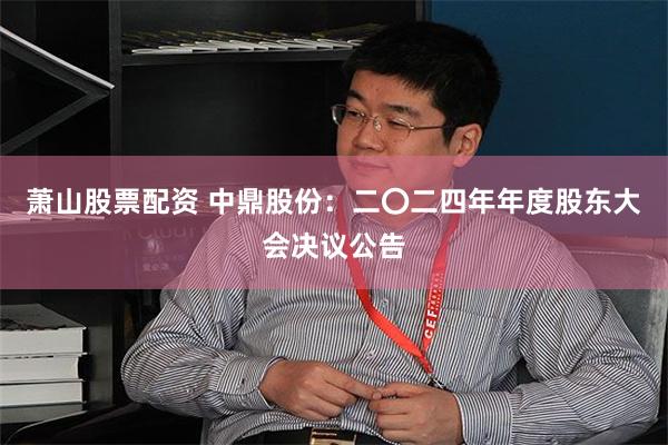 萧山股票配资 中鼎股份：二〇二四年年度股东大会决议公告