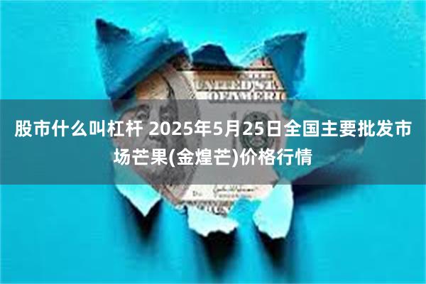 股市什么叫杠杆 2025年5月25日全国主要批发市场芒果(金煌芒)价格行情