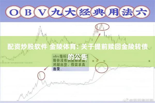 配资炒股软件 金陵体育: 关于提前赎回金陵转债的公告